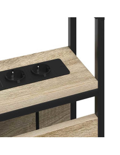 Testata contenitore rovere sonoma 75 cm Legno multistrato