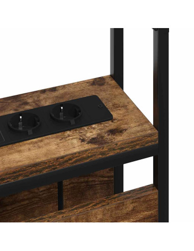 Testata contenitore Rovere fumo 75 cm Legno multistrato