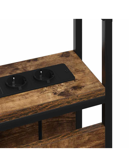 Testata contenitore Rovere fumo 75 cm Legno multistrato