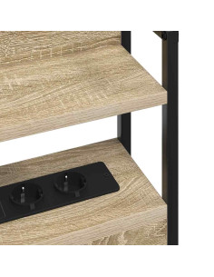 Testata contenitore rovere sonoma 140,5 x 15 x 98 cm