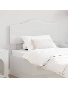 Testiera con testiera Bianco Lucido 90 cm Legno multistrato