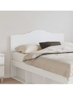 Testiera con testiera Bianco 120 cm Legno multistrato