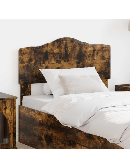 Testiera con testiera Rovere fumé 80 cm Legno multistrato