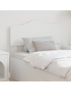 Testiera con testiera Bianco 100 cm Legno multistrato