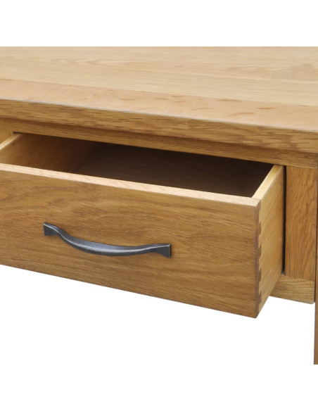 Tavolo da Toelette con Sgabello in Massello di Rovere