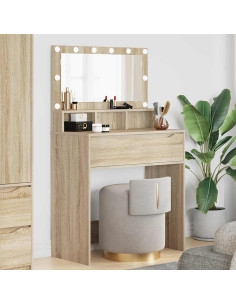 Tavoli da Trucco per Camera da Letto con cassetto Rovere Sonoma