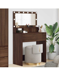 Tavoli da Trucco per Camera da Letto Rovere Marrone