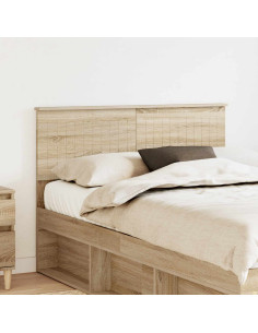 Testiera con testiera Rovere Sonoma 120 cm Legno multistrato