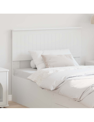 Testiera con testiera Bianco 100 cm Legno multistrato