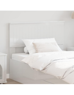 Testiera con testiera Bianco Lucido 100 cm Legno multistrato
