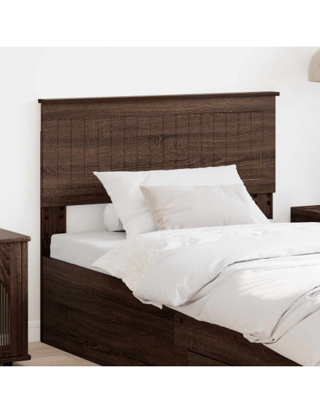 Testiera con testiera Rovere Marrone 100 cm Legno multistrato