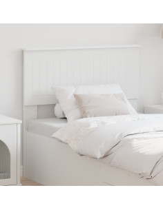 Testiera con testiera Bianco 90 cm Legno multistrato