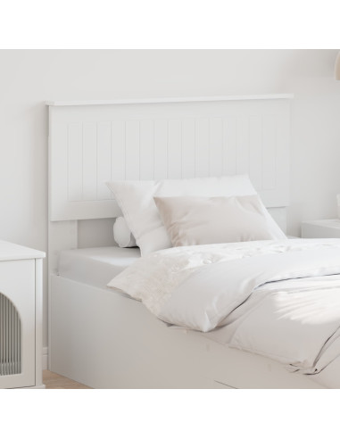 Testiera con testiera Bianco 90 cm Legno multistrato