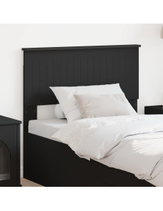 Testiera con testiera Rovere Nero 90 cm Legno multistrato