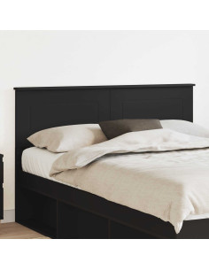 Testiera con testiera Rovere Nero 150 cm Legno multistrato