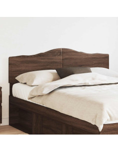 Testiera con testiera Rovere Marrone 140 cm Legno multistrato