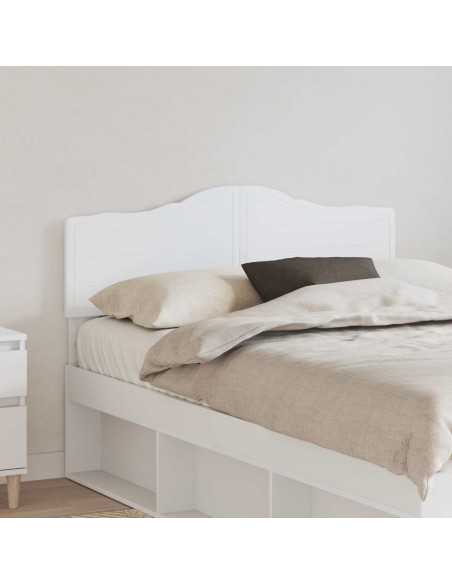 Testiera con testiera Bianco 135 cm Legno multistrato