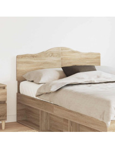 Testiera con testiera Rovere Sonoma 135 cm Legno multistrato