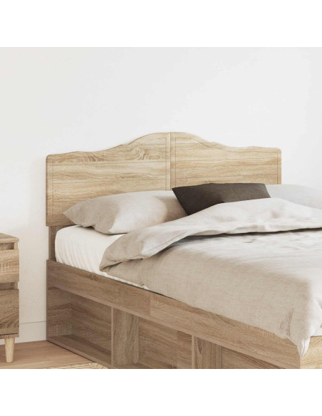 Testiera con testiera Rovere Sonoma 135 cm Legno multistrato