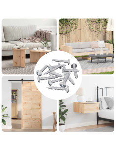 Chiodo autofilettante 12 pcs Zincato 4 x 25 mm Acciaio