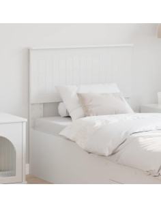 Testiera con testiera Bianco 80 cm Legno multistrato