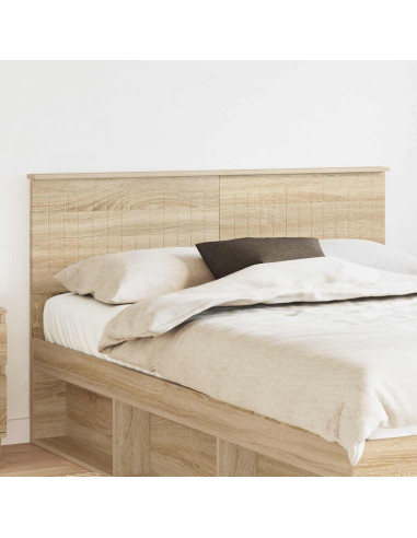 Testiera con testiera Rovere Sonoma 140 cm Legno multistrato