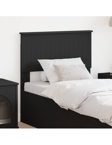 Testiera con testiera Rovere Nero 80 cm Legno multistrato