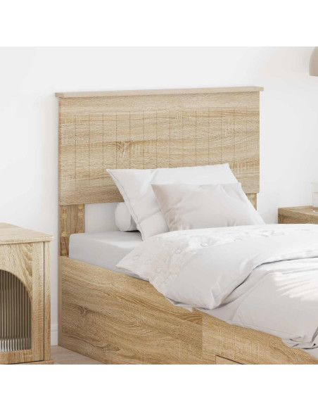 Testiera con testiera Rovere Sonoma 80 cm Legno multistrato