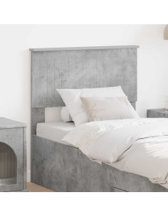 Testiera con testiera Grigio cemento 80 cm Legno multistrato