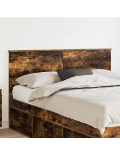 Testiera con testiera Rovere fumé 140 cm Legno multistrato