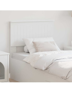 Testiera con testiera Bianco 75 cm Legno multistrato