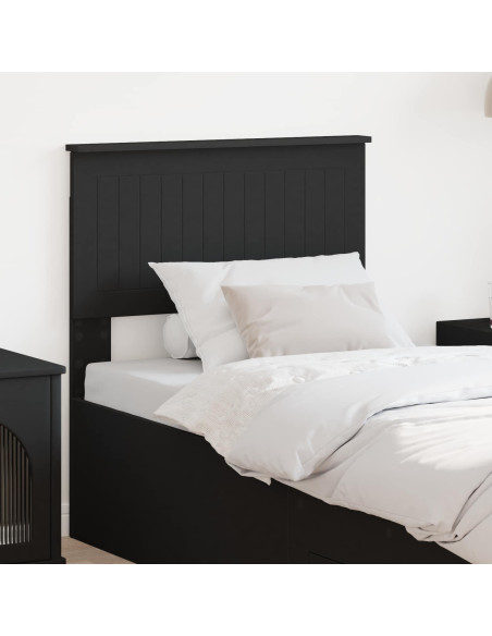 Testiera con testiera Rovere Nero 75 cm Legno multistrato