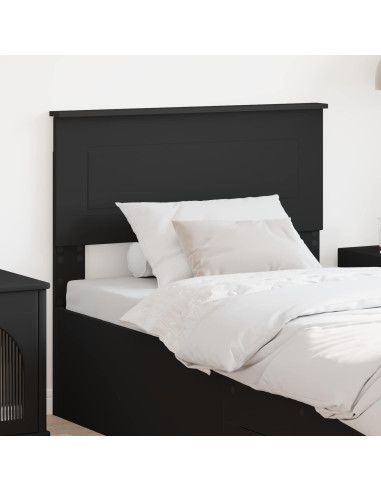 Testiera con testiera Rovere Nero 80 cm Legno multistrato