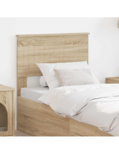 Testiera con testiera Rovere Sonoma 75 cm Legno multistrato