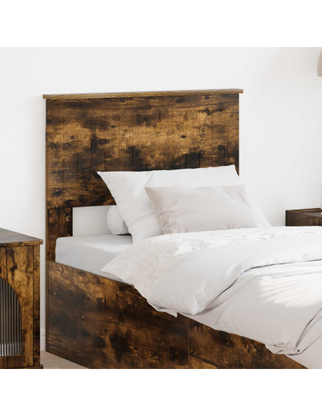Testiera con testiera Rovere fumé 75 cm Legno multistrato