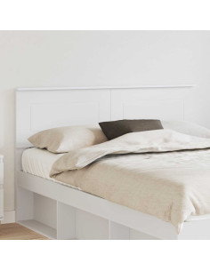 Testiera con testiera Bianco 140 cm Legno multistrato