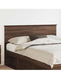 Testiera con testiera Rovere Marrone 140 cm Legno multistrato