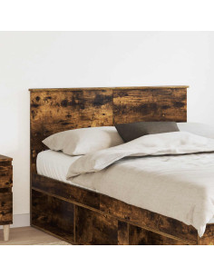 Testiera con testiera Rovere fumé 135 cm Legno multistrato