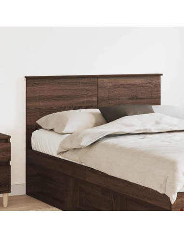 Testiera con testiera Rovere Marrone 135 cm Legno multistrato