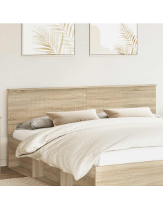 Testiera con testiera Rovere Sonoma 200 cm Legno multistrato