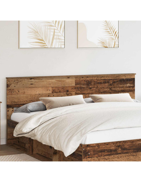 Testiera con testiera Legno vecchio 200 cm Legno multistrato