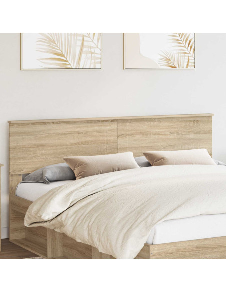 Testiera con testiera Rovere Sonoma 180 cm Legno multistrato