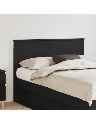 Testiera con testiera Rovere Nero 120 cm Legno multistrato