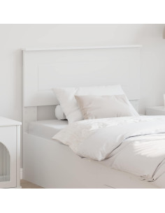 Testiera con testiera Bianco 100 cm Legno multistrato