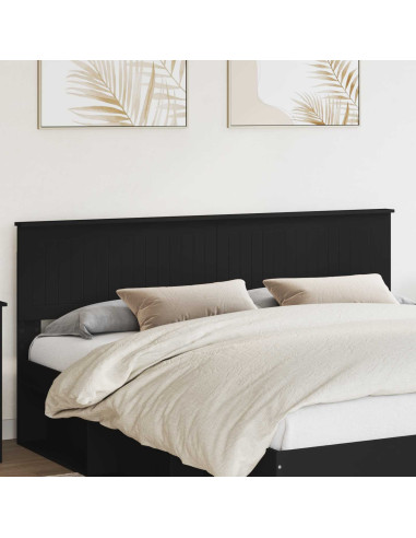 Testiera con testiera Rovere Nero 180 cm Legno multistrato