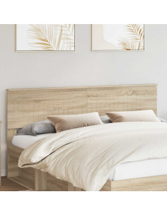 Testiera con testiera Rovere Sonoma 180 cm Legno multistrato