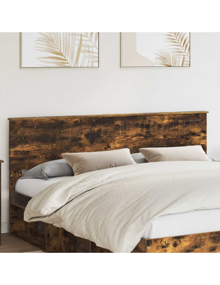 Testiera con testiera Rovere fumé 180 cm Legno multistrato