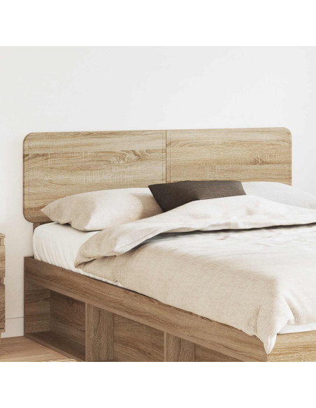 Testiera con testiera Rovere Sonoma 160 cm Legno multistrato