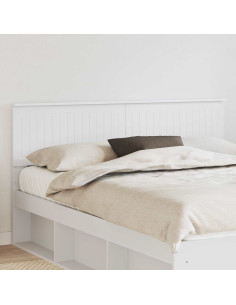 Testiera con testiera Bianco 160 cm Legno multistrato