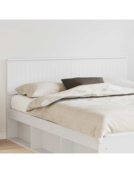 Testiera con testiera Bianco 160 cm Legno multistrato